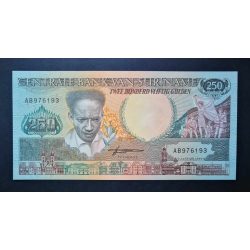 Suriname 250 Gulden 1988 Unc 