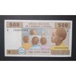 Central African States Chad 500 Francs 2017 UNC