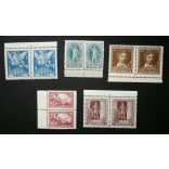 Hungary 1923 Sandor Petofi in pairs ** MNH
