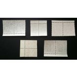 Hungary 1923 Sandor Petofi in pairs ** MNH