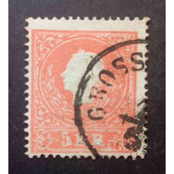 Austria used in Hungary 1858 5 Kr. GROSS...