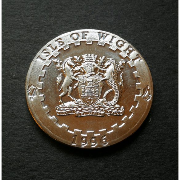 Isle of Wight 2 Pounds 1996 Copper-Nickel  "Victoria above Osborne House" commemorative 