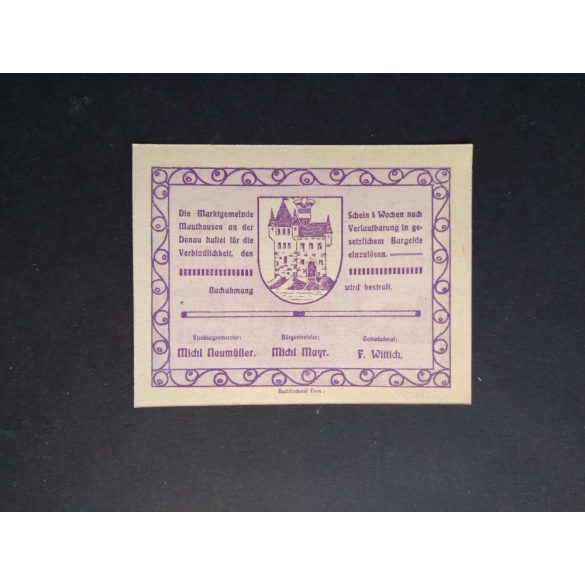 Austria 10 Heller 1920 Unc Mauthausen