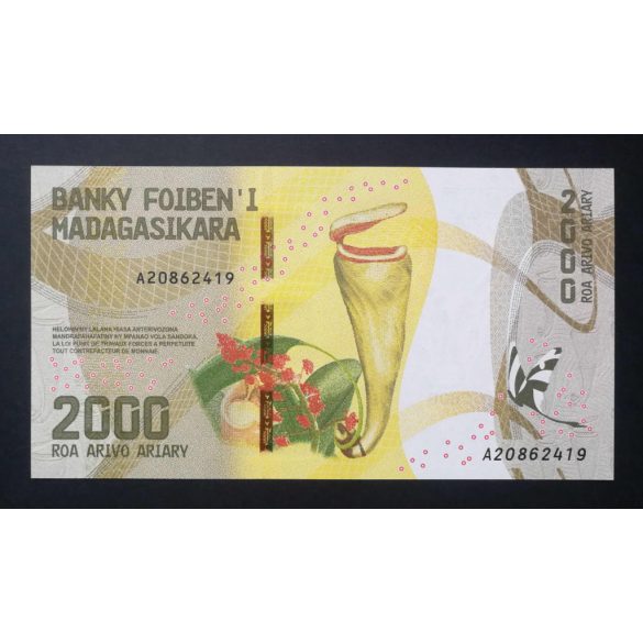 Madagascar 2000 Ariary 2017 UNC