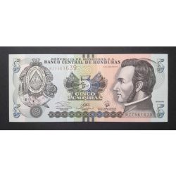 Honduras 5 Lempiras 2019 Unc