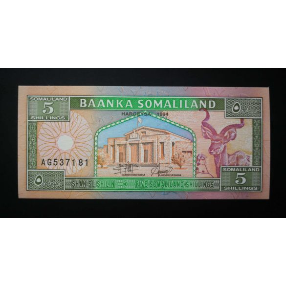 Szomáliföld 5 Shillings 1994 UNC 