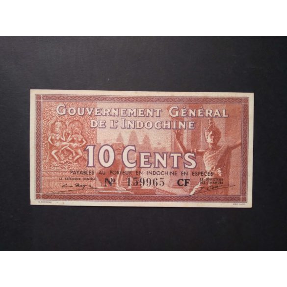 Francia Indokína 10 Cents 1939 UNC-