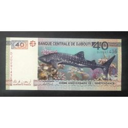 Djibouti 40 Francs 2017 UNC