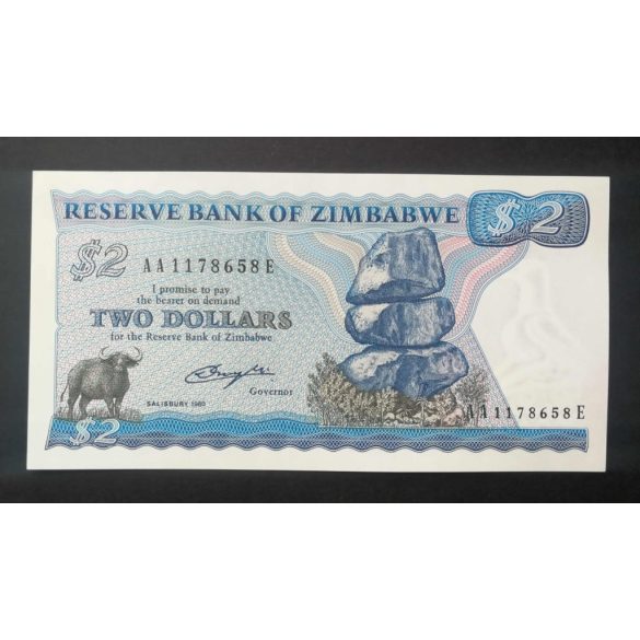 Zimbabwe 2 Dollars 1980 UNC-