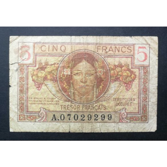 Franciaország 5 Francs 1947 VG