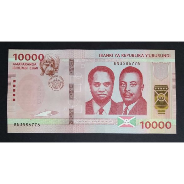 Burundi 10000 Francs 2022 Unc 