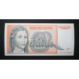 Yugoslavia 50 million Dinara 1993 UNC