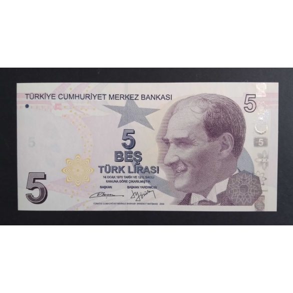  Törökország 5 Lira 2013 Unc