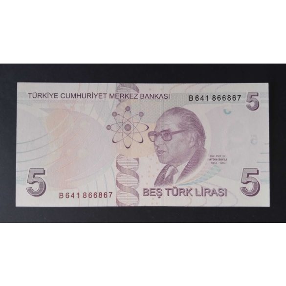Turkey 5 Lira 2013 Unc