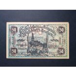 Austria 50 Heller 1920 Aunc Nussdorf