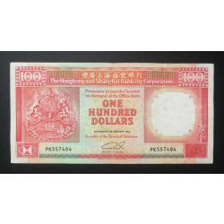 Hong Kong 100 Dollars 1992 F+ HSBC