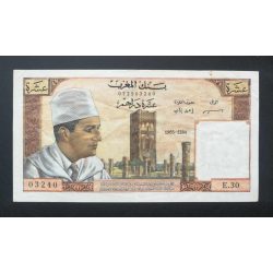 Marokkó 10 Dirhams 1965 F+