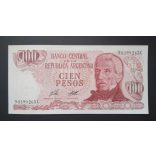 Argentina 100 Pesos 1976 aUnc
