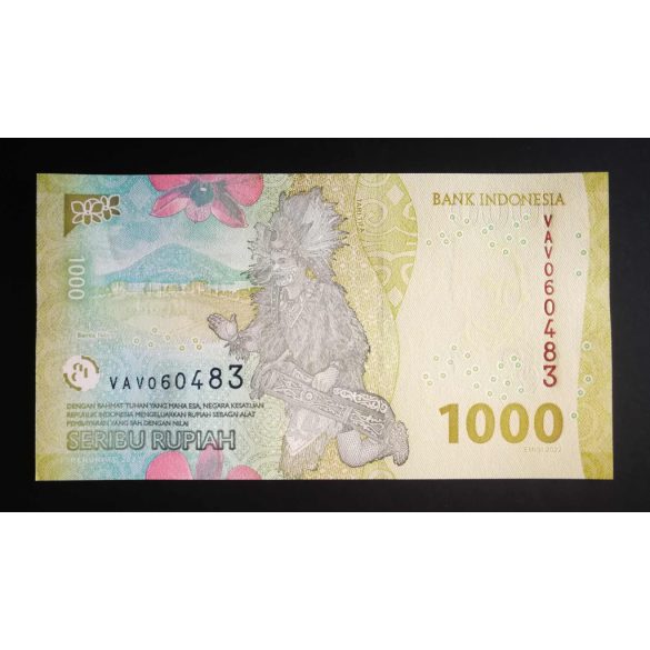 Indonesia 1000 Rupiah 2022 Unc