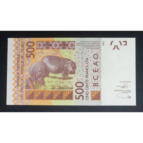 West African States Niger 500 Francs 2022 UNC