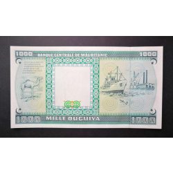 Mauritania 1000 Ouguiya 1989 UNC 