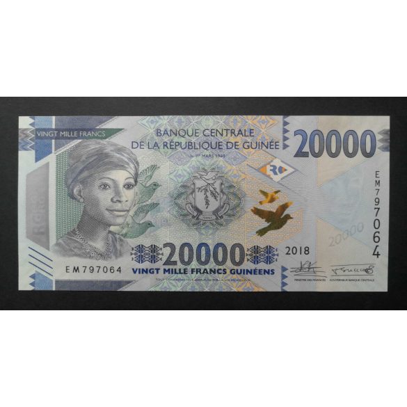 Guinea 20000 Francs 2018 UNC