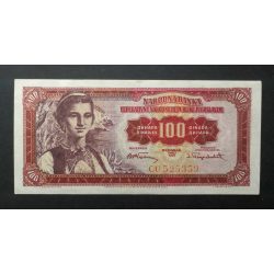 Jugoszlávia 100 Dinara 1955 XF