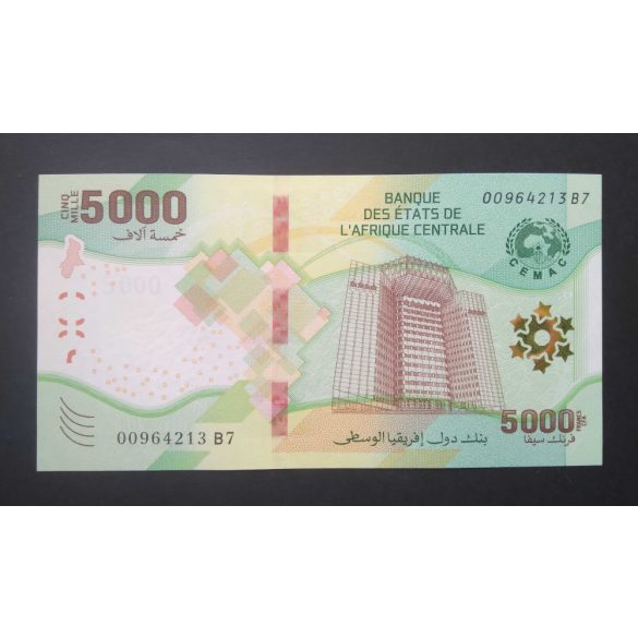 Közép-Afrikai Államok 5000 Francs 2020 UNC 