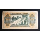 Greece 1000 Drachma 1941 VF