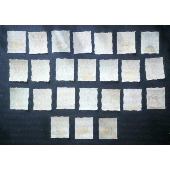 Hungary 1921-25 Reaper overprint Porto stamps used