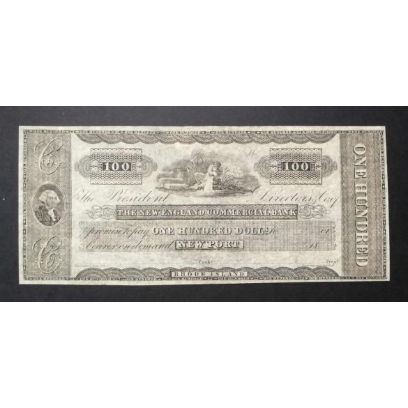 USA 100 Dollars Rhode Island New England Newport 1830/40s