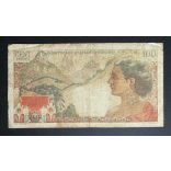 French Equatorial Africa 100 Francs 1946 VG