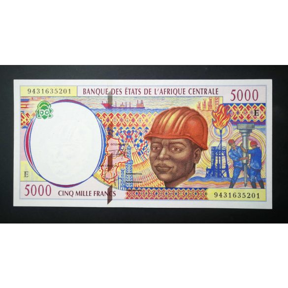 Central African States Cameroon 5000 Francs 1994-97 UNC