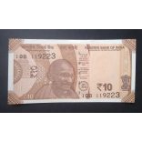 India 10 Rupees 2021 UNC 