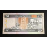 Hong Kong 20 Dollars 2002 HSBC UNC 