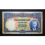 Latvia 50 Latu 1934 F
