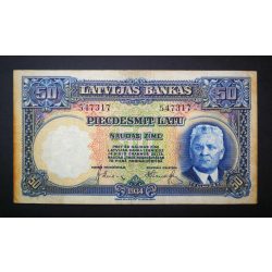 Latvia 50 Latu 1934 F