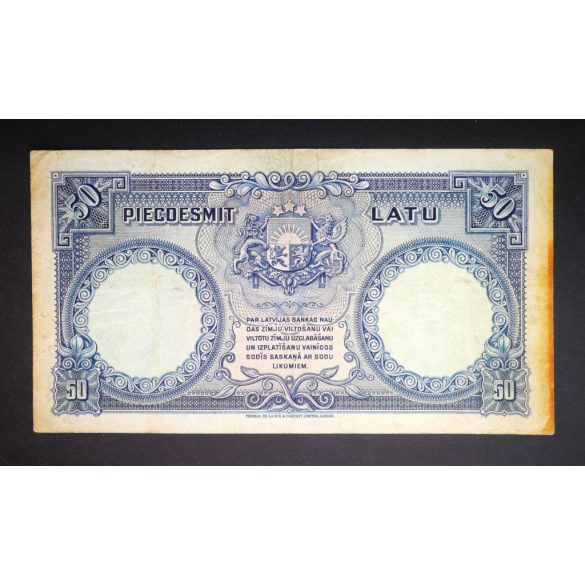 Latvia 50 Latu 1934 F