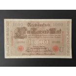 Germany 1000 Mark 1910 XF+