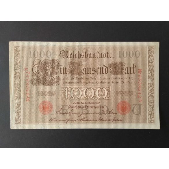 Germany 1000 Mark 1910 XF+