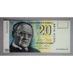 Finnország 20 Markkaa 1993 VF