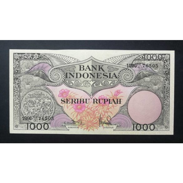 Indonézia 1000 Rupiah 1959 UNC