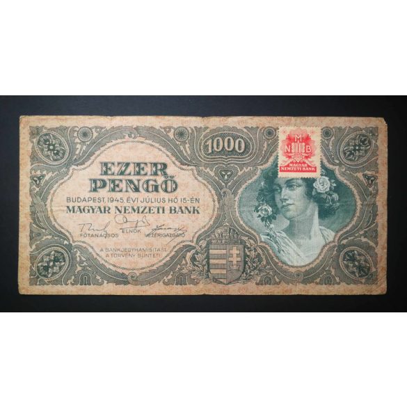 Hungary 1000 Pengő 1945 F