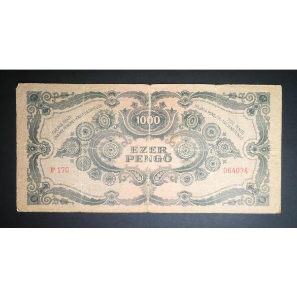Hungary 1000 Pengő 1945 F