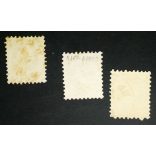 Austria used in Hungary 1867 5 kr. 3 pcs.