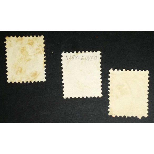 Austria used in Hungary 1867 5 kr. 3 pcs.