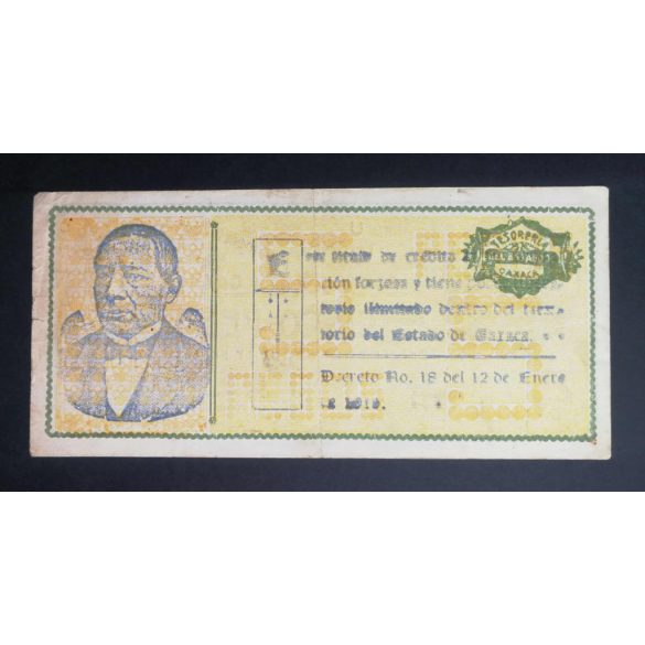 Mexikó 5 Pesos 1915 VF