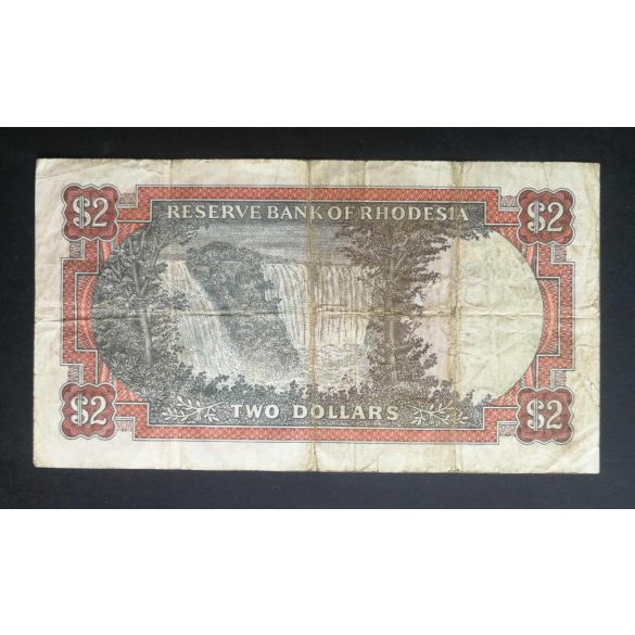Rodézia 2 Dollars 1971 F-