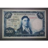 Spanyolország 500 Pesetas 1954 Unc-