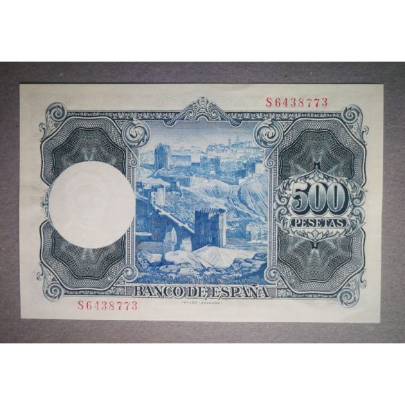 Spanyolország 500 Pesetas 1954 Unc-